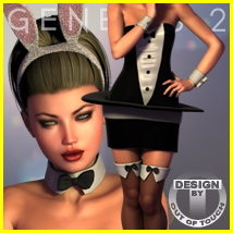 Bunny In A Hat for Genesis 2 Female(s)