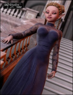 Morphing Fantasy Dress Unimesh Fits
