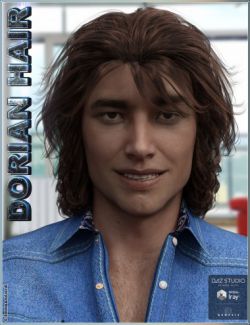 Dorian Hair for Genesis 3 Male(s)