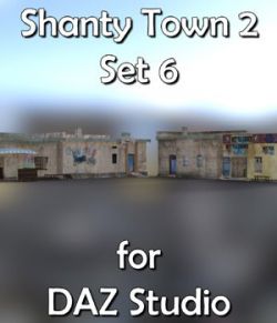 Shanty Town Buildings 2: Set 6 for DAZ Studio