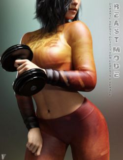 Beast Mode Sporty Outfit for Genesis 8 Female(s)