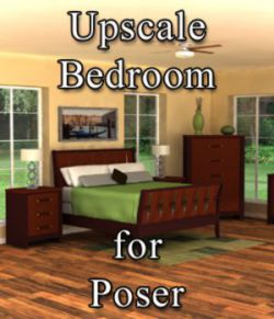 Upscale Bedroom- for Poser