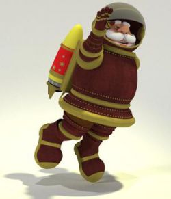 Raypunk Santa- Original Toon Santa Claus for Poser