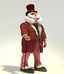 Gentleman Santa for Poser