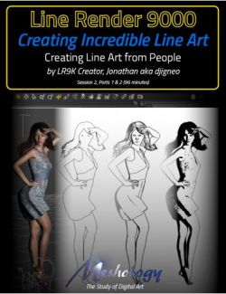 Creating Incredible Line Art with Line Render 9000: Creating Line Art from People