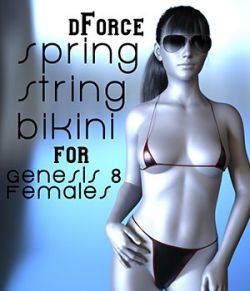 dForce Spring String Bikini for Genesis 8 Females