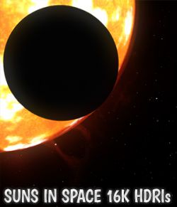 Suns in Space 16K HDRIs