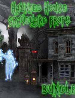 Haunted House Graveyard Props BUNDLE