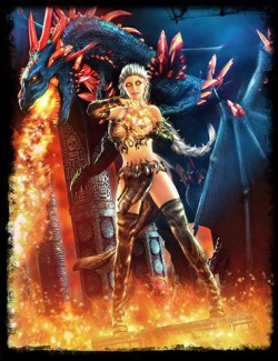 dForce Mystic Fire Outfit for Genesis 8 Female(s)