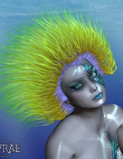 Prae-Anemone Hair For V4 La Femme Poser