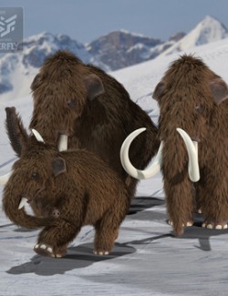 Woolly Mammoth for Poser