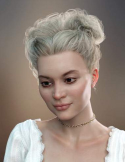 Truli Updo Hair for Genesis 8, 8.1, and Genesis 3 Female