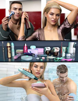 Z Personal Hygiene Props and Poses for Genesis 8 and 8.1