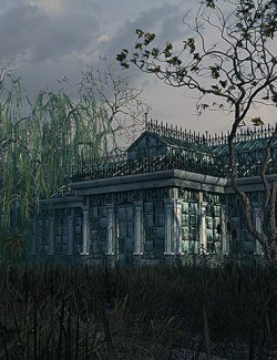 Old Victorian House Greenhouse