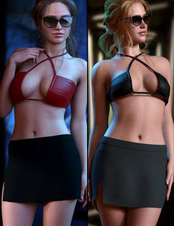 Criss Cross Outfit Set for Genesis 9