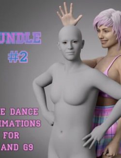 Bundle #2. Five Dance Animations for G8 and G9