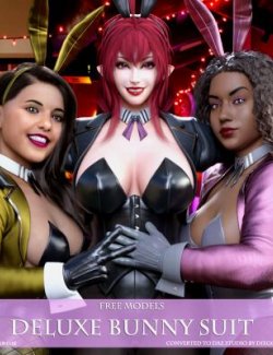 Free Model- Deluxe Bunny Suit for Genesis 8 and 8.1 Female