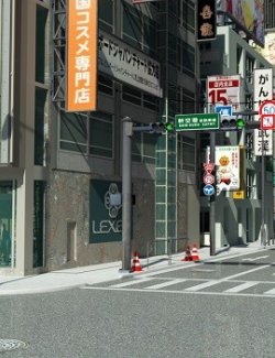 Japanese City Block for DAZ