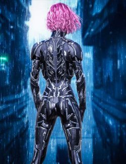Futuristic Suit Outfit for Genesis 9 Texture Add-On
