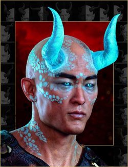 FPE Universal Horns for Genesis 8.1 Male