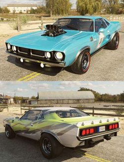 XI Muscle Dragster Car