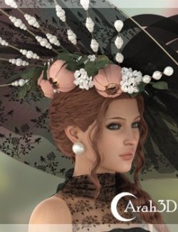 Arah3D Elegant Hats for G8F and G9