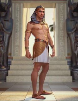 dForce Lowland Pharaoh Outfit for Genesis 9