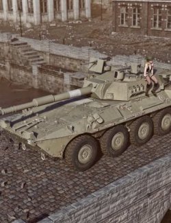 Centauro Armored Vehicle for DAZ3D