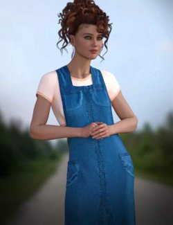 dForce Dungaree Maxi for Genesis 9 and 8 Female