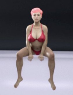 Sitting Poses G8F 01