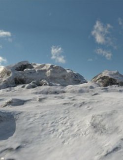 3D Scenery: Snowy Caps