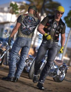 dForce Asphalt Hound Outfit Texture Add-On