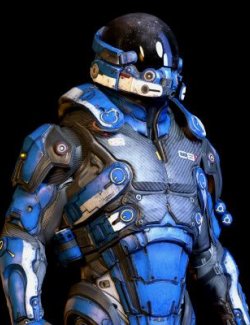 Hyprguardian Armor for Genesis 8 Male Freebie