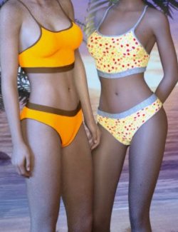 3DL Beach Vibes for Sporty Swim G8F & G9F