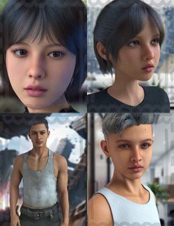 Vo Suzu and Young, and Male, and Male Young HD for Genesis 9 Bundle