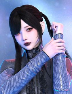 Noki Twin Dreamtails Hair for Genesis 9