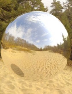 Sandy Paths: 16K HDRIs
