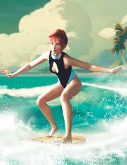 Summer Of Surf – Surfing Poses
