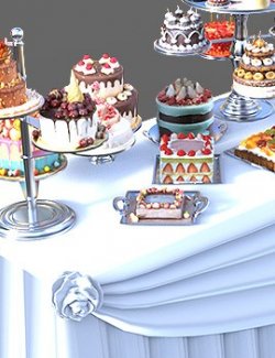 Cake Collection for Daz Studio