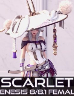 Scarlet for Genesis 8 Female