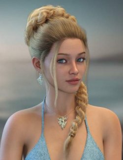 ALO Ione Hair for Genesis 9, 8 and 8.1 Females