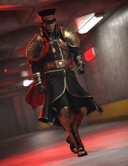dForce Imperial Commander Outfit for Genesis 9