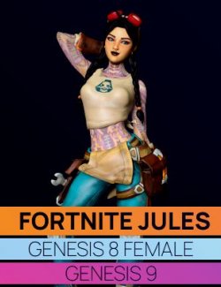 Fortnite Jules for Genesis 8 and 9