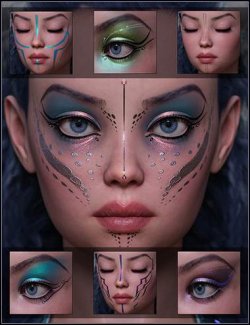 Utopia Sci-Fi Makeup Builder for Genesis 9