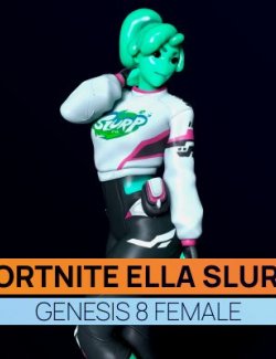 Fortnite Ella Slurp for Genesis 8 Female