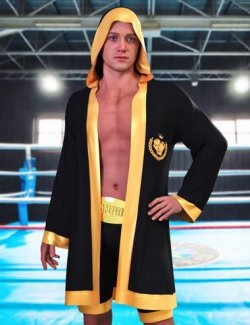JMR dForce Boxing Outfit for Genesis 9 and 8 Male