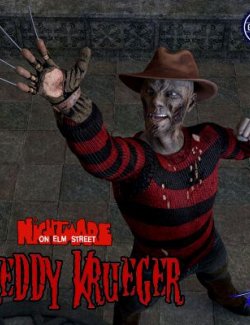 Lyko3D Freddy Krueger Character for G8M