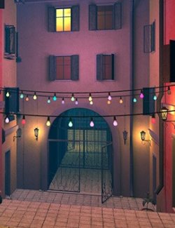 Quiet street for Daz Studio