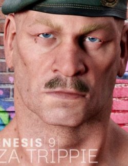 Gaston Character Morph for Genesis 9 [Male]