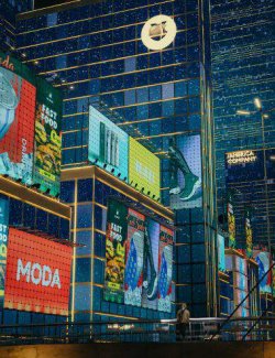 HT Mega Cyberpunk City Landscape